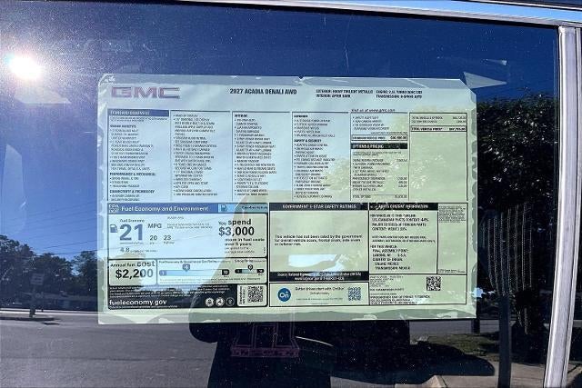2027 GMC Acadia Denali