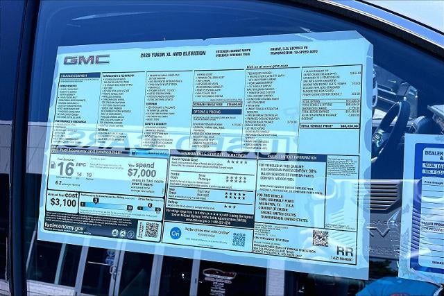 2026 GMC Yukon XL Elevation