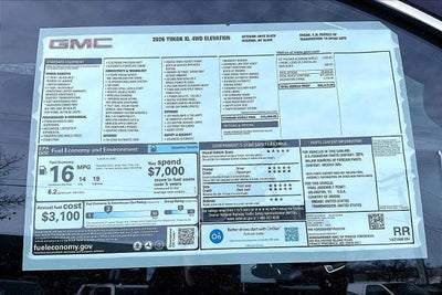 2026 GMC Yukon XL Elevation