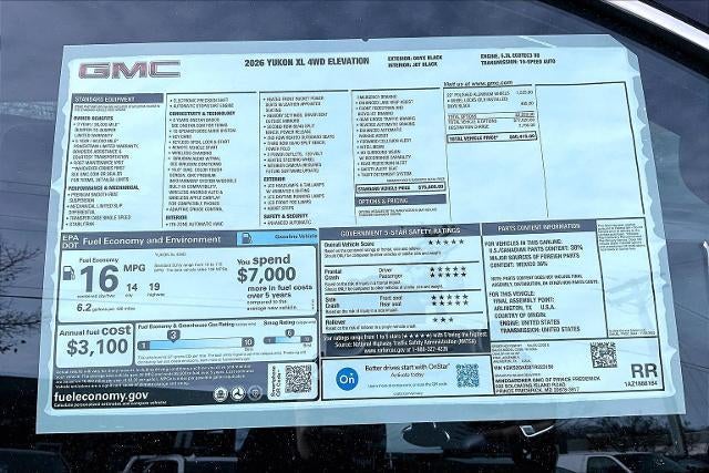 2026 GMC Yukon XL Elevation