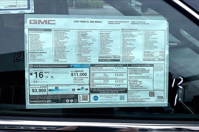 2026 GMC Yukon XL Denali