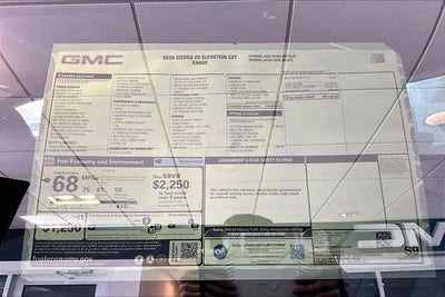 2026 GMC Sierra EV Elevation Extended Range