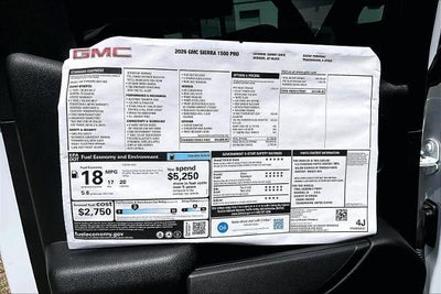 2026 GMC Sierra 1500 Pro