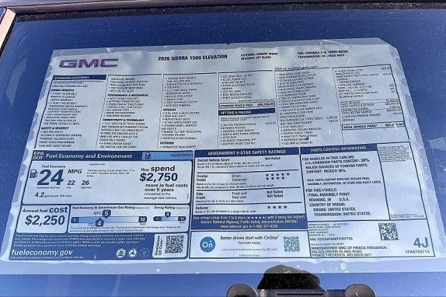 2026 GMC Sierra 1500 Elevation