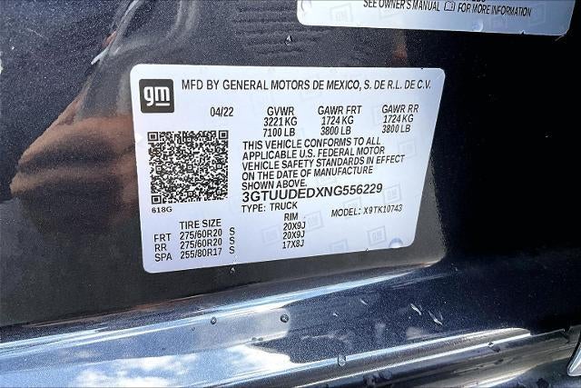 2022 GMC Sierra 1500 SLT