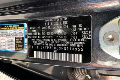 2022 Kia Telluride SX