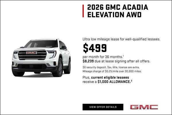 Ultra low mileage lease for well-qualified lessees.

$499 per month for 36 months.1 

$8,239 due ...